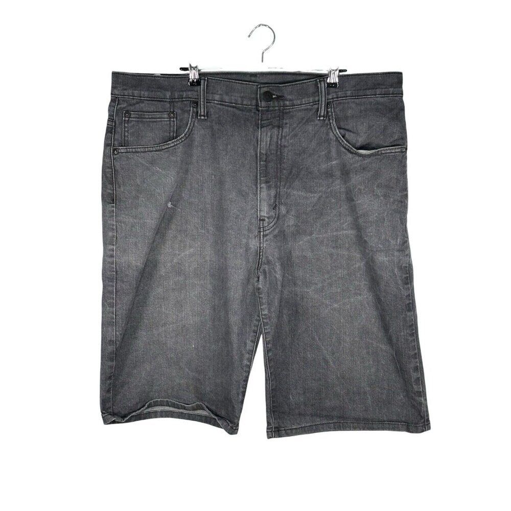 Levis 569 Mens W38 Gray Denim Shorts
